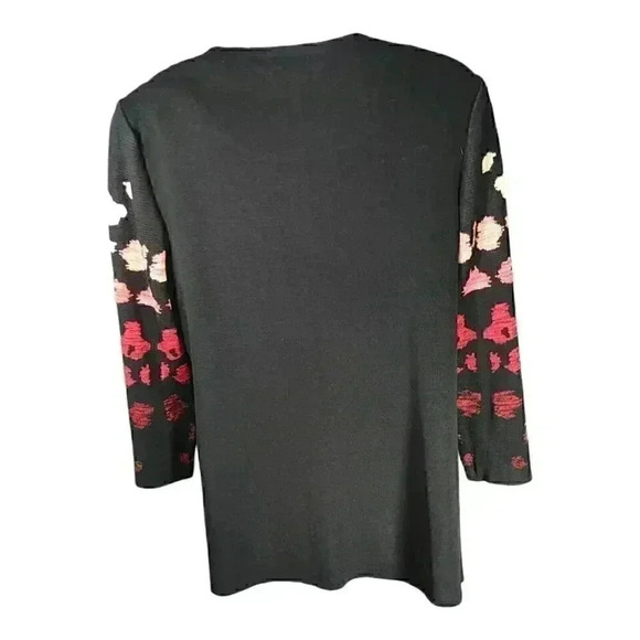 Cardigan Jacket by Ming Wang - Women's Classic Knit - Versatile Layering Fashion - Picture 3 of 4